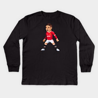 Cristiano 8 bit Kids Long Sleeve T-Shirt